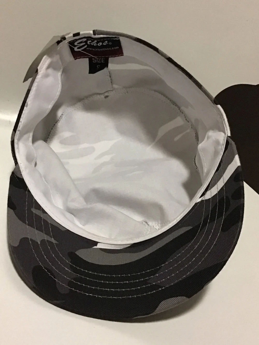 Men's Grey Camo Field Cap - Military Style - Picture 2 of 2